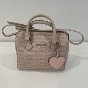 Juicy Couture Barrel Purse Crossbody Sandstone Bag